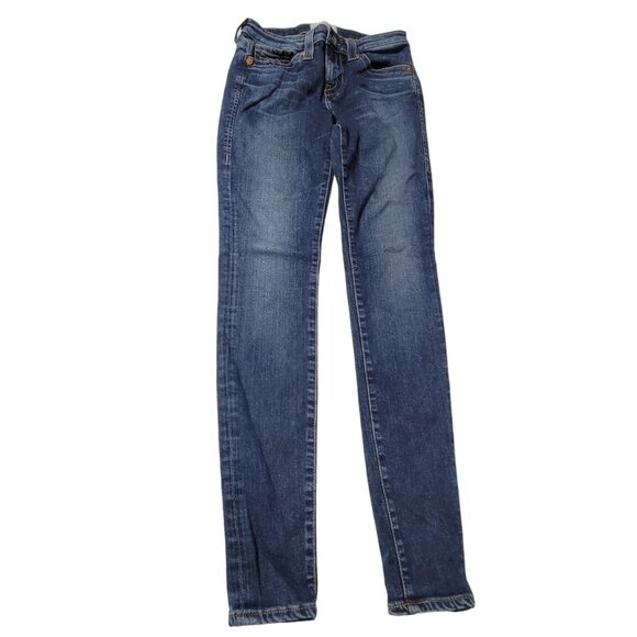 Big Star Alex Skinny Jeans Womens Size 27 Low Rise Dark Wash Denim Pants - Picture 2 of 6